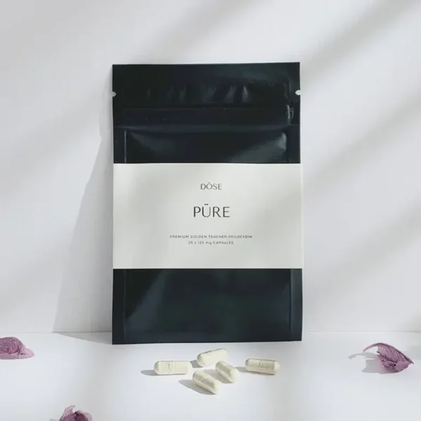 Dose Pure Golden Teacher Microdose Psilocybin Capsules
