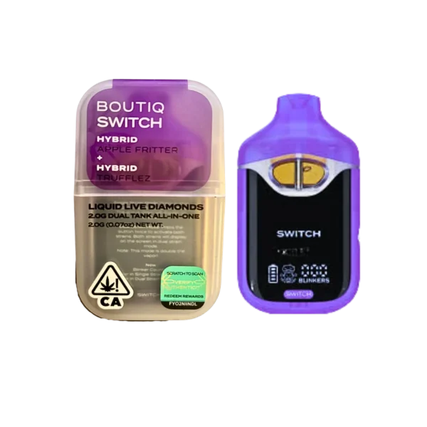 Boutiq Switch V4 pina Colada X blueberry 2g Dual Tank Disposable